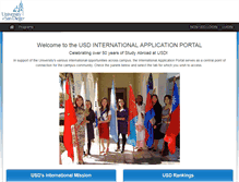 Tablet Screenshot of gointernational.sandiego.edu