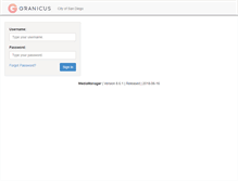Tablet Screenshot of granicus.sandiego.gov